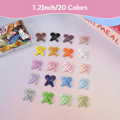 SLYFTE Pinzas Mini para Pelo, colores divertidos para combinar peinados diarios.