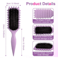 SMARTBEST Candy Brush ergonomic handle for comfortable styling and control