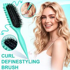 SMARTBEST Candy Brush tooth-shaped design for even hair separation during styling.