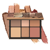 Smashbox Cali Contour Palette open compact showing six shades for sculpted, versatile looks.