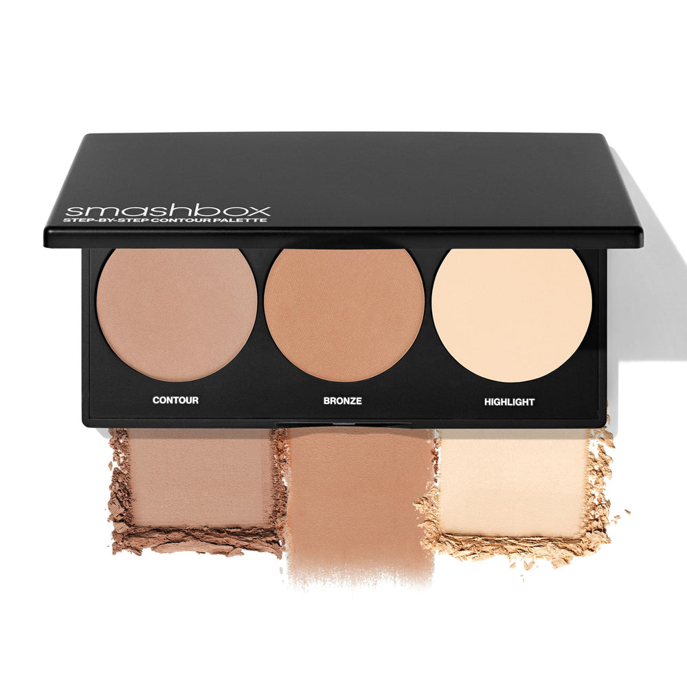 Smashbox Step-By-Step Contour Palette compact for versatile sculpting.