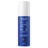 SMIB Lactobio Hair Dye Shampoo bottle shows gentle daily-use formula for gradual gray reduction.
