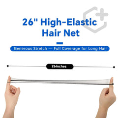 Smilco black hair net pack of 100pcs for professional use