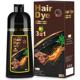 Sminktec 3 in 1 herbal dye shampoo bottle pour for quick color application