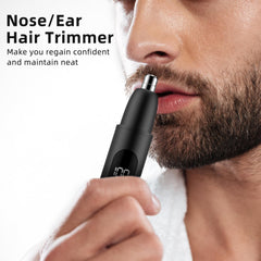 Smity nose hair trimmer Type-C charging port for universal compatibility.