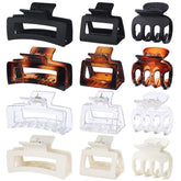 SMKSL 12-piece hair clips set with small claw clip for gentle hold and versatile styling.