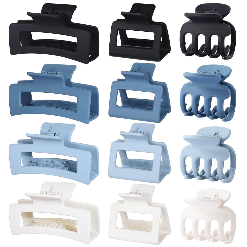 SMKSL 3 Styles small blue clip secures delicate hair for daily styling