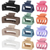 Pinzas SMKSL 12 piezas con 3 estilos, ideal para peinados diarios y recogidos.