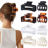 SMKSL small claw clip secures fine hair without slipping during daily styling