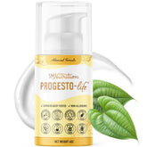 SMNutrition Advanced Progesto-Life Skin Cream bottle with pump for daily moisturizing