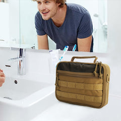 SMONT Dopp kit with side handle for easy carrying during travel and gym days