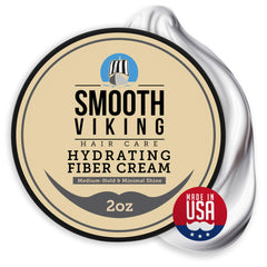 Smooth Viking Hidratante crema de fibra para cabello: hidrata y evita la sequedad