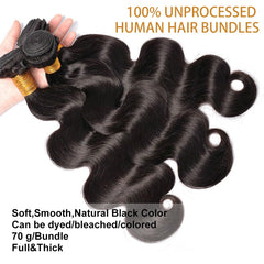 Smoothair Body Wave Bundles density close-up reveals full ends and bounce