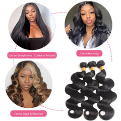 Smoothair Body Wave Bundles natural color sample shows true-to-length potential