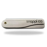 Snappi Co metal folding beard comb in case for on-the-go grooming