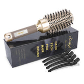 Sndyi round brush with 1.7 inch barrel for fast, even blowouts.