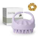 Sndyi scalp massager with wheat straw material for safe, eco-friendly cleansing.