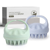 Sndyi scalp massager with wheat straw for safe, eco-friendly cleansing.
