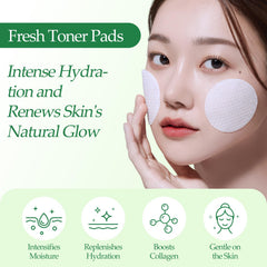 Snidin Toner Pads packaging front for quick routine and travel-ready use