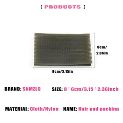 Franja rosa Snmzlc Hair Pad para fijar flequillos con precisión