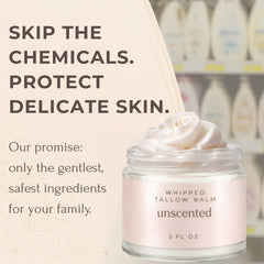 Snuggle Suds whipped balm ingredients label highlights three simple ingredients