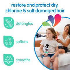 SoCozy Swim detangler for kids hair helps manage frizz effortlessly