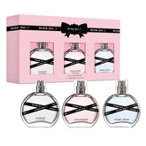 So…? Miss So Set Secret Crush bottle with floral musk for elegant evenings.