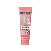 Soap & Glory Heel Genius cream jar close-up showing rich texture for dry feet