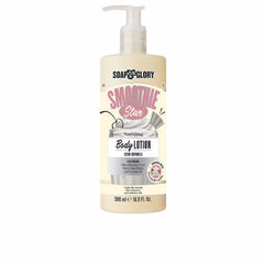 Soap and Glory Smoothie Star bottle highlights hydrating body lotion for lasting moisture