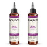 Soapbox Oh My Growth muestra la botella en primer plano para cabello más lleno.