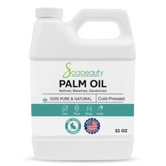 Soapeauty aceite palma prensado en frío para jabones artesanales.