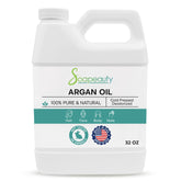 Soapeauty Argan Oil bottle highlights pure, natural care for skin and hair nourishment.