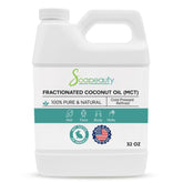 Soapeauty fractionated coconut oil bottle pour for essential oil dilution and use