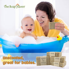 Soothing unscented formula highlight, suitable for sensitive skin.