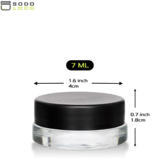 SODO LOCO thick bottom glass jar provides stable, premium storage