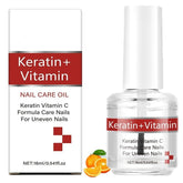Soelegant keratin nail oil bottle delivers deep moisture for nails and cuticles.