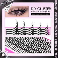 SoFenida lash clusters layered for dramatic day-to-night looks