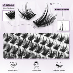 SOFENIDA wispy lash clusters provide natural yet glamorous volume every day.