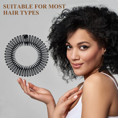 Soft 'N Style three-piece mix brown headbands package for versatile styling.