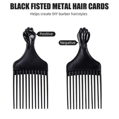 Soft 'N Style black fist-handle detail showing ergonomic grip.