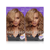 SoftSheen-Carson Dark and Lovely Honey Blonde bottle highlights vibrant color and gray coverage.