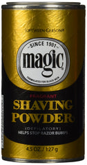 SoftSheen-Carson Magic Razorless Shaving Powder jar for a smooth shave