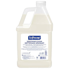 Softsoap Aloe Vera scent bottle pouring with rich, refreshing lather