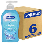 Softsoap botella con dispensador, limpieza diaria y aroma refrescante.