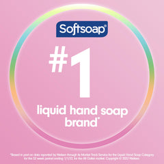 Softsoap coco hibisco, espuma cremosa, deja las manos limpias y suaves.