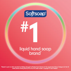 Softsoap Energized, vertido suave en la palma, limpia las manos y añade un aroma cítrico.