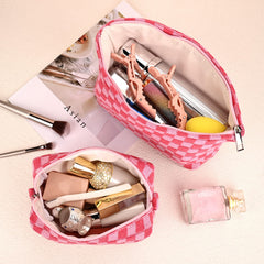 SOIDRAM travel-friendly cosmetic bag fits suitcase or carry-on