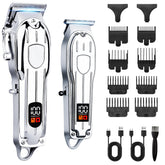 Soieho hair clipper with LED display showing battery status and precision cutting