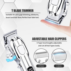 Soieho hair clipper lithium battery with long cordless runtime