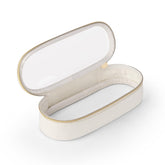 Soimeat clear travel makeup brush holder displaying brushes for easy on-the-go organization.
